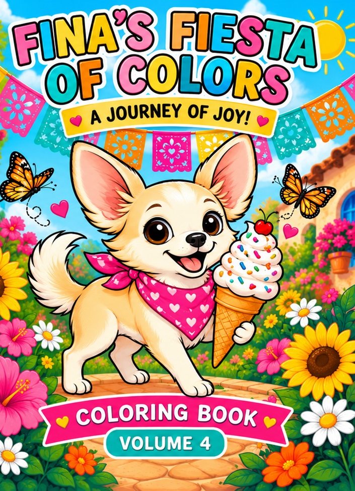 Front cover of Fina's Fiesta of Colors, Volume 4