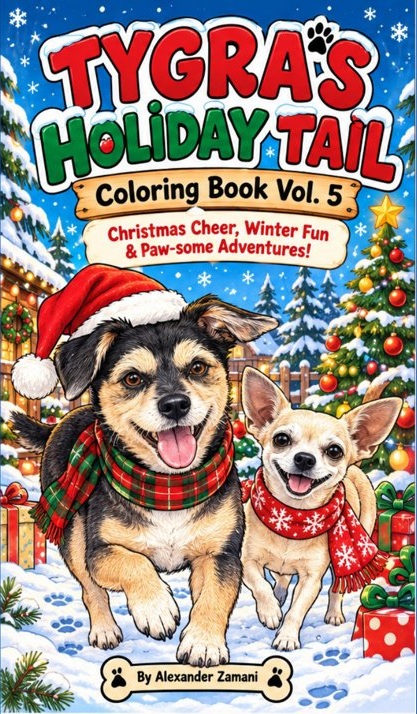 Front cover of Tygra's Holiday Tail, Volume 5